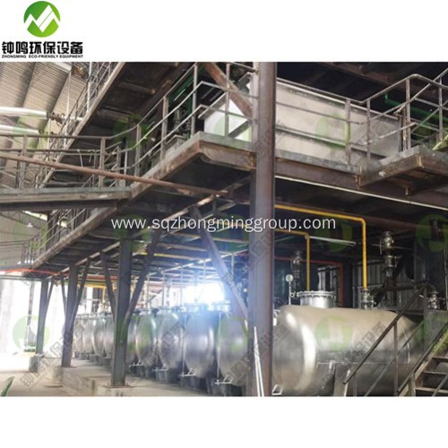 Waste Black Engine Oil Recycling to Diesel Equipment